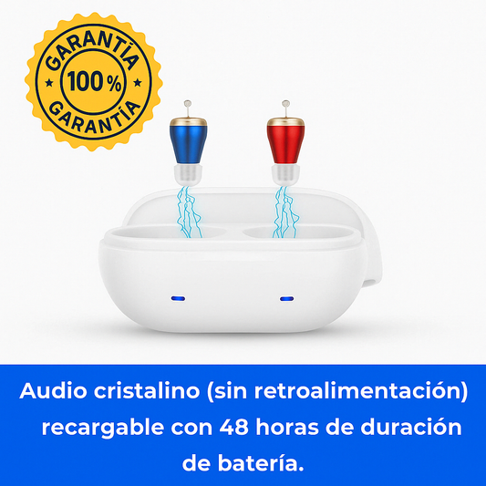 Audífonos Amplificadores Recargables (Par) (Precio de Fábrica) (Cópia)
