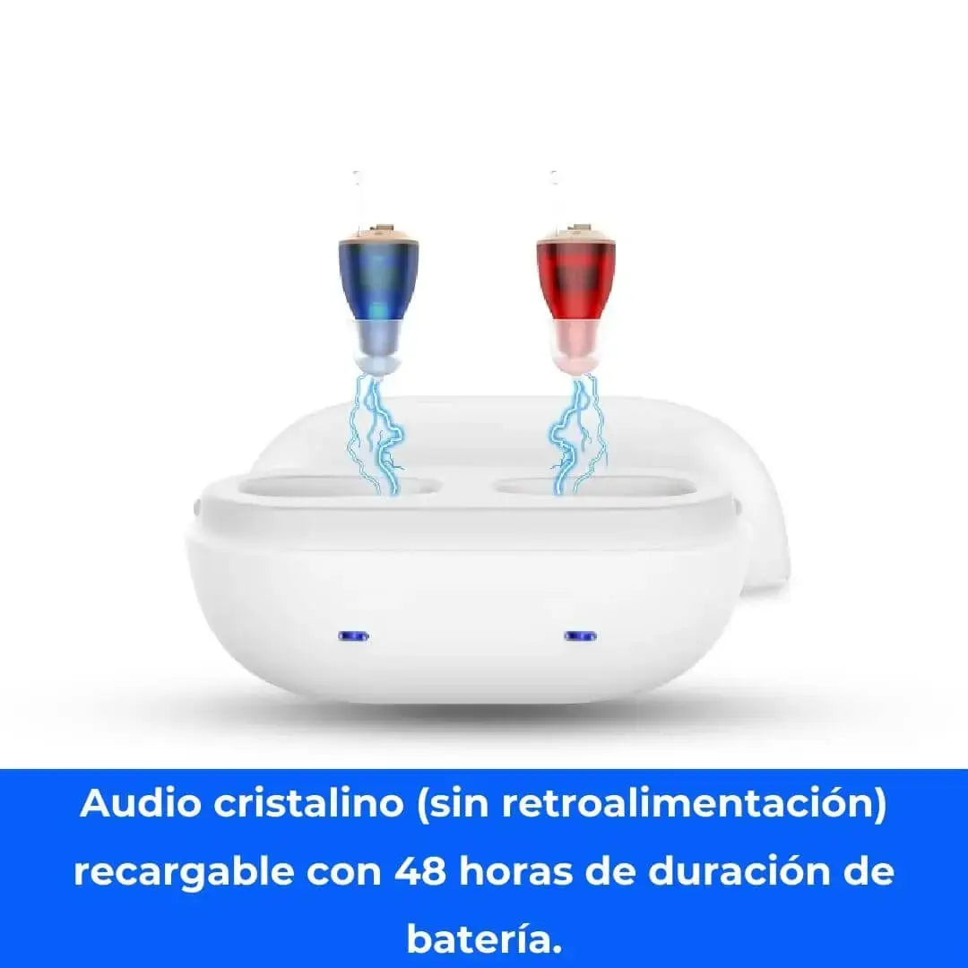 Audífonos Amplificadores Recargables (Par) (Precio de Fábrica) (Cópia)